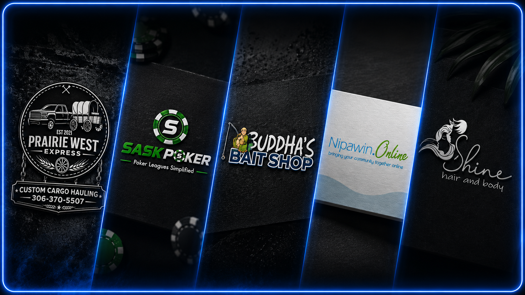 Branding and logo design portfolio by YXE Web Studios in Saskatoon