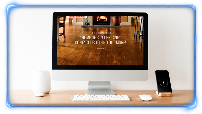 Floor Covering Direct website designed and developed by YXE Web Studios