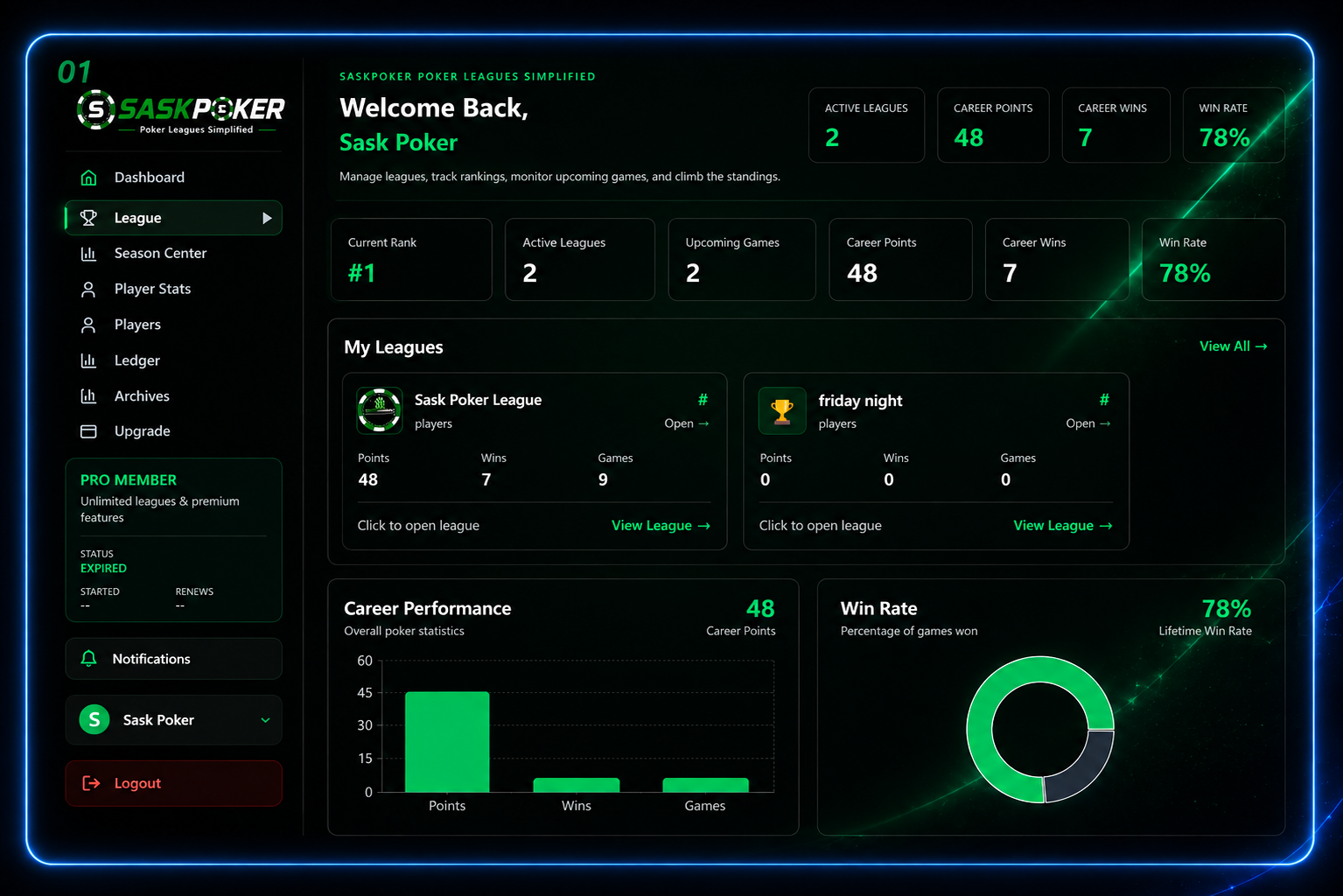 SaskPoker project screenshot 2